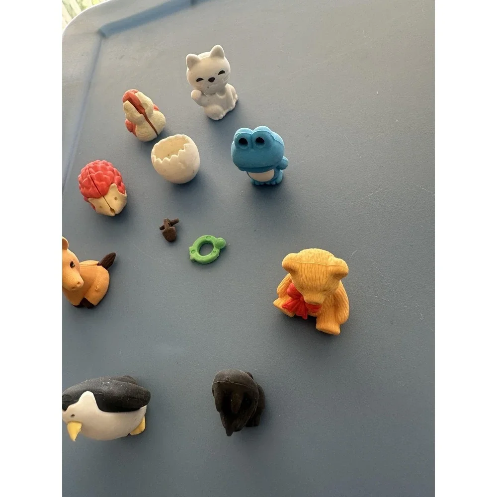 IWAKO‎ Japanese Animal Puzzle Erasers Mini Figures Lot Mixed Style Japan Toys